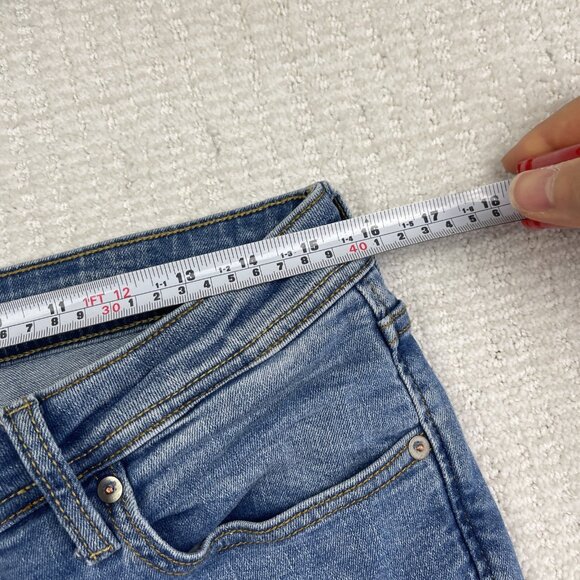 JACK & JONES Mens Liam Distressed Skinny Jeans W34 L32 Blue Cotton Punk Raw - Picture 6 of 9